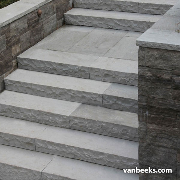 Banas Dove Grey Natural Stone Steps
